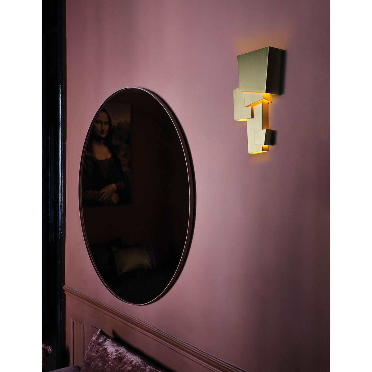 DCWéditions Map 1 L Wall Lamp Gold