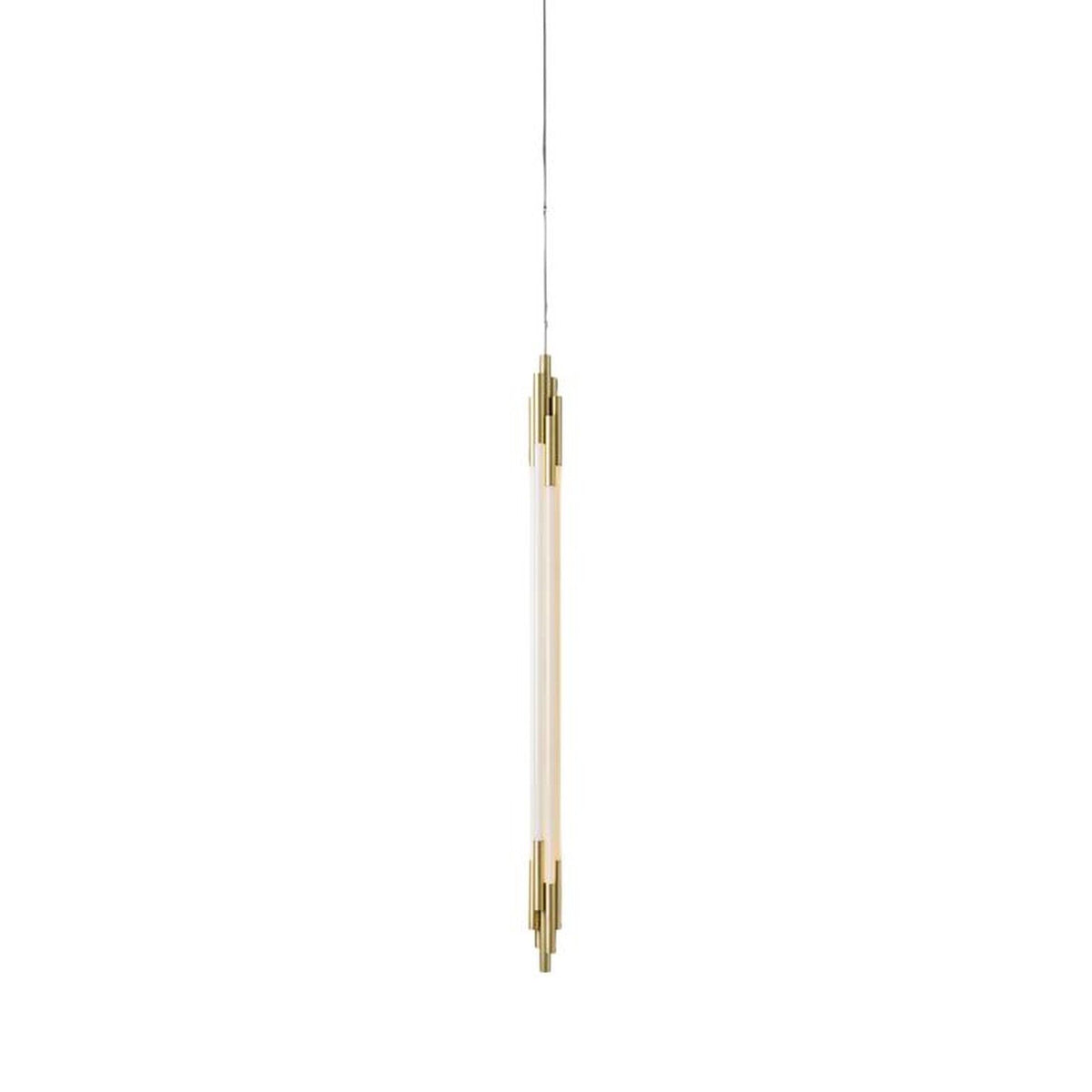 DCWéditions ORG Vertical Pendant 2000 Brass/Opal