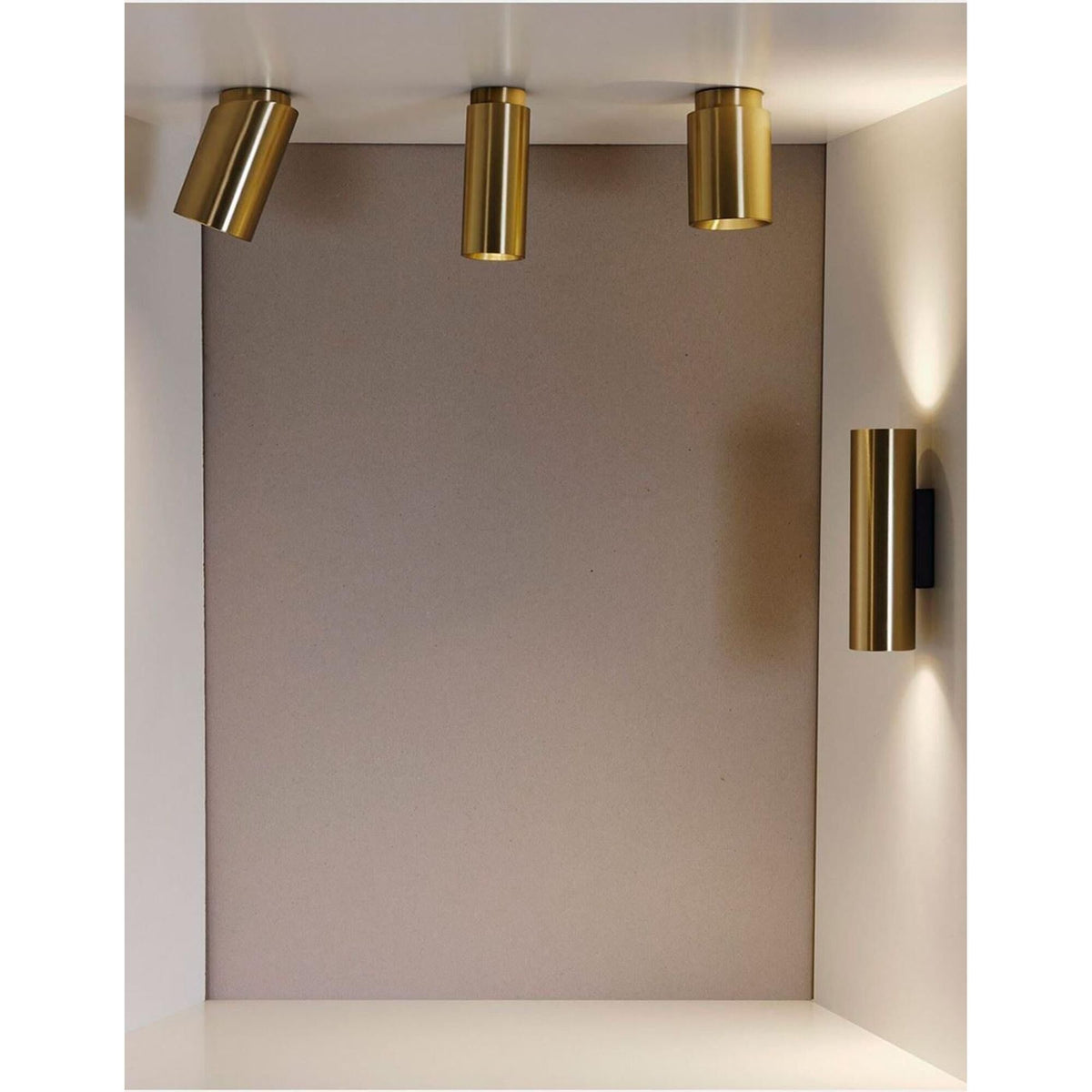 DCW Tobo C65 Ceiling Light Brass