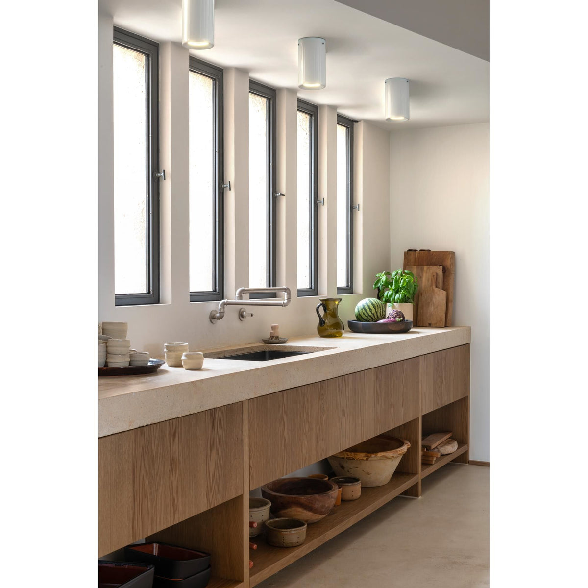 DCWéditions Tobo Ceiling Light H21.5 White