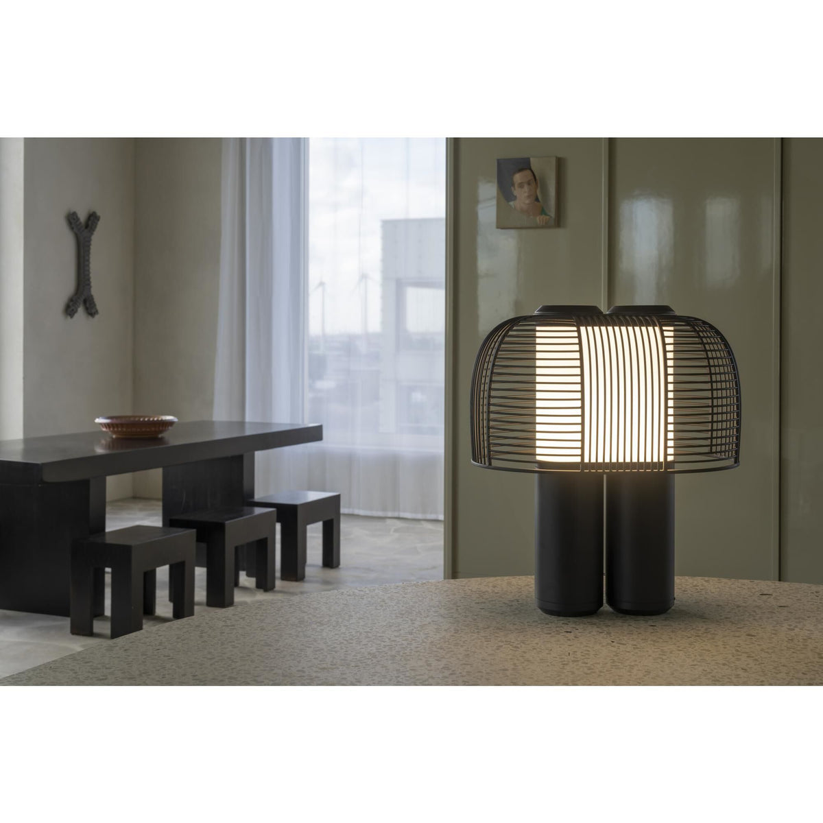 DCWéditions Yasuke Table Lamp Black/ Green