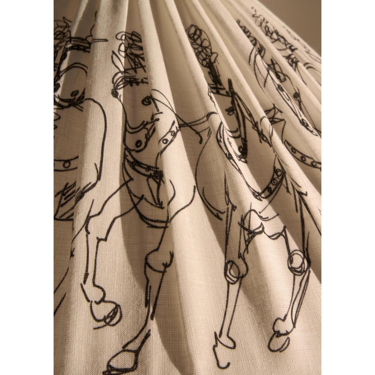 Tynell Collection 9602 Garro Éditions Floor Lamp Brass/Harigey Circus Horses