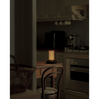 DCWédtions La Lampe Frechin Portable Lamp Gold/ Black Marble