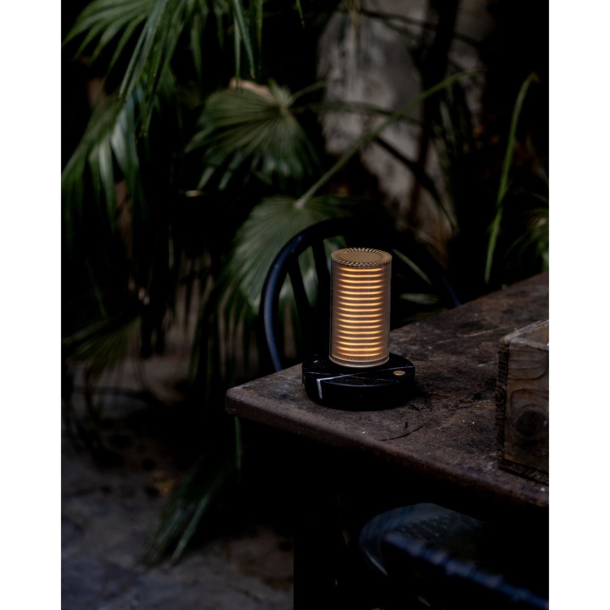 DCWédtions La Lampe Frechin Portable Lamp Gold/ Black Marble