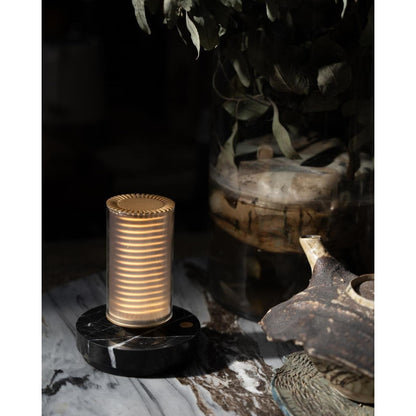 DCWédtions La Lampe Frechin Portable Lamp Gold/ Black Marble