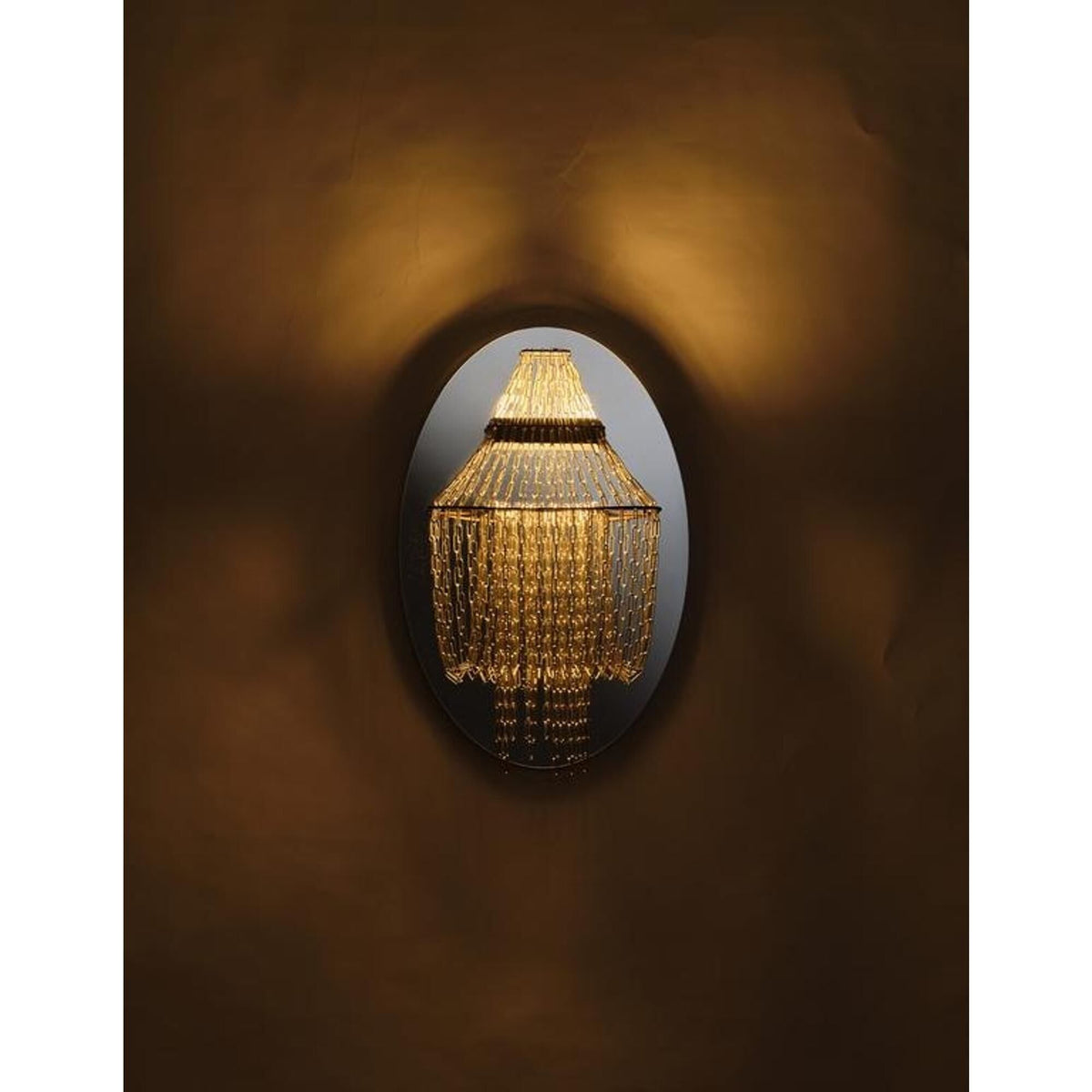 DCWédtions Lamp C Wall Lamp Stainless Steel/ Black