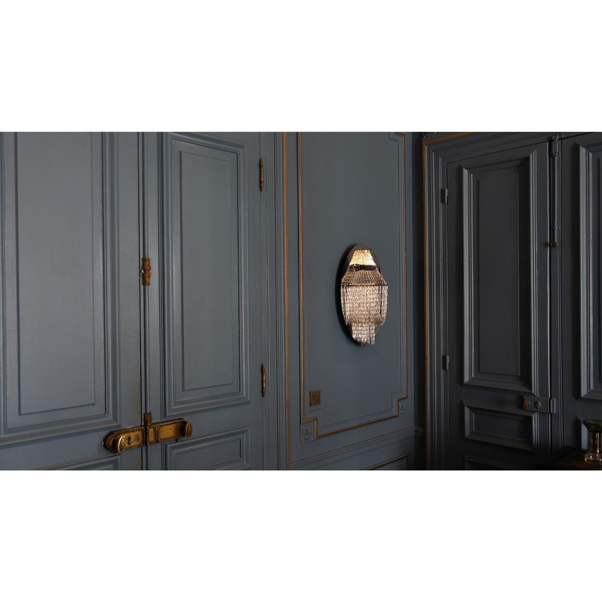 DCWédtions Lamp C Wall Lamp Stainless Steel/ Black