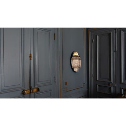 DCWédtions Lamp C Wall Lamp Stainless Steel/ Black