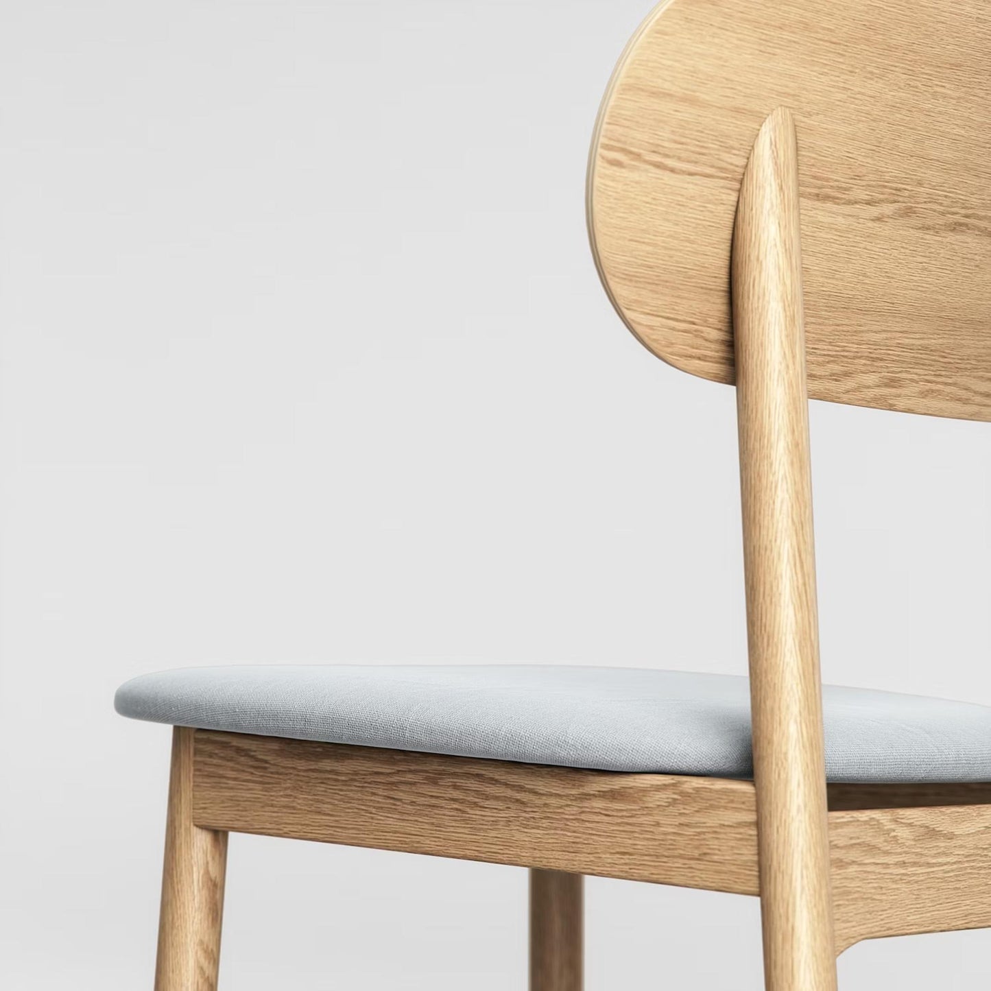 Decotique Elephant Dining Chair Natural Oak/Nordic Sky