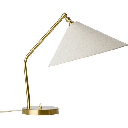 Gräshoppa Table Lamp Brass/ Canvas