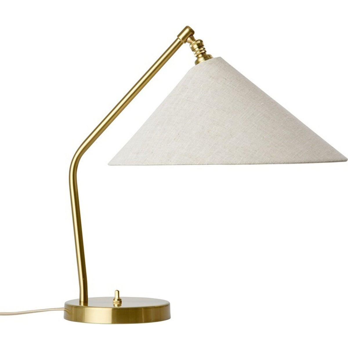 Gräshoppa Table Lamp Brass/ Canvas