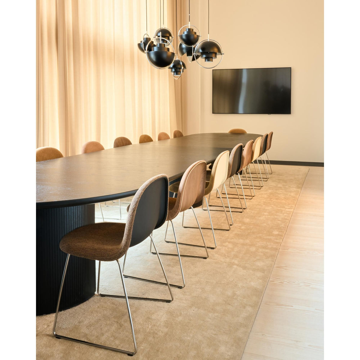 3D Dining Chair Stainless Steel