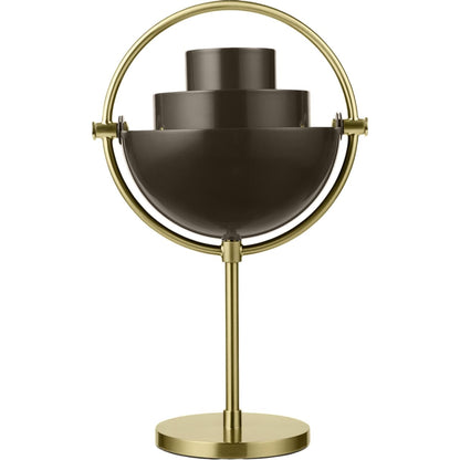 Multi-Lite Limited Edition Portable Lamp Mocha Brown/ Brass