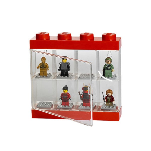 Lego Minifigure Display Case 8 by Room Copenhagen #red #