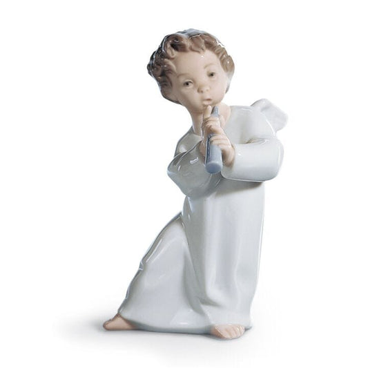 Angel with Flute Figurine by Lladró