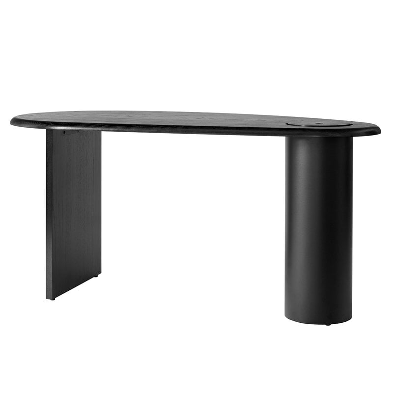 Eclipse desk by Audo Copenhagen #dark oiled oak #