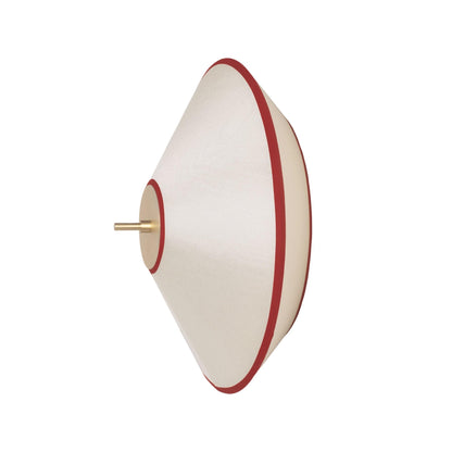 Edgeform Tafta Wall/ Ceiling Light Ø40 Red/Off-White