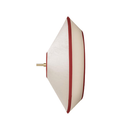 Edgeform Tafta Wall/ Ceiling Light Ø40 Red/Off-White