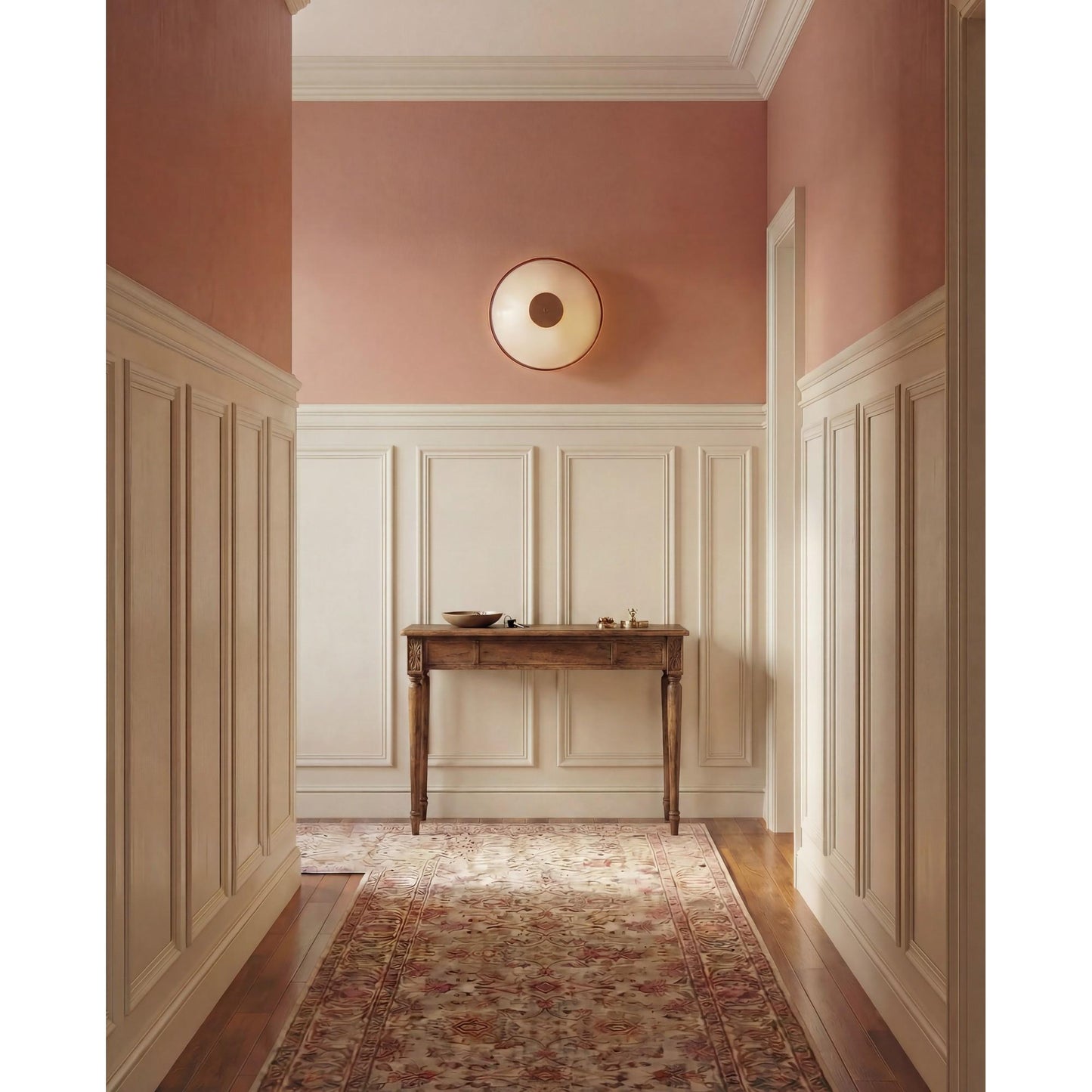 Edgeform Tafta Wall/ Ceiling Light Ø40 Red/Off-White