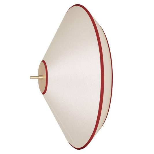 Edgeform Tafta Wall/ Ceiling Light Ø52 Red/Off-White