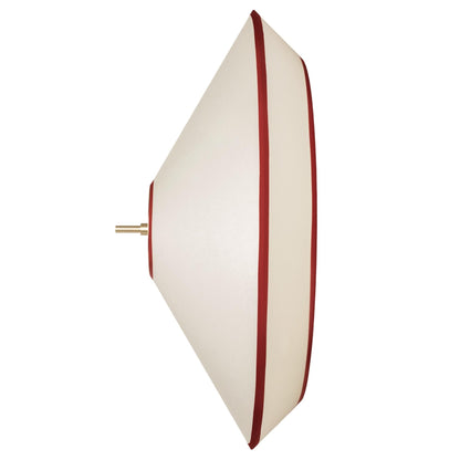 Edgeform Tafta Wall/ Ceiling Light Ø52 Red/Off-White