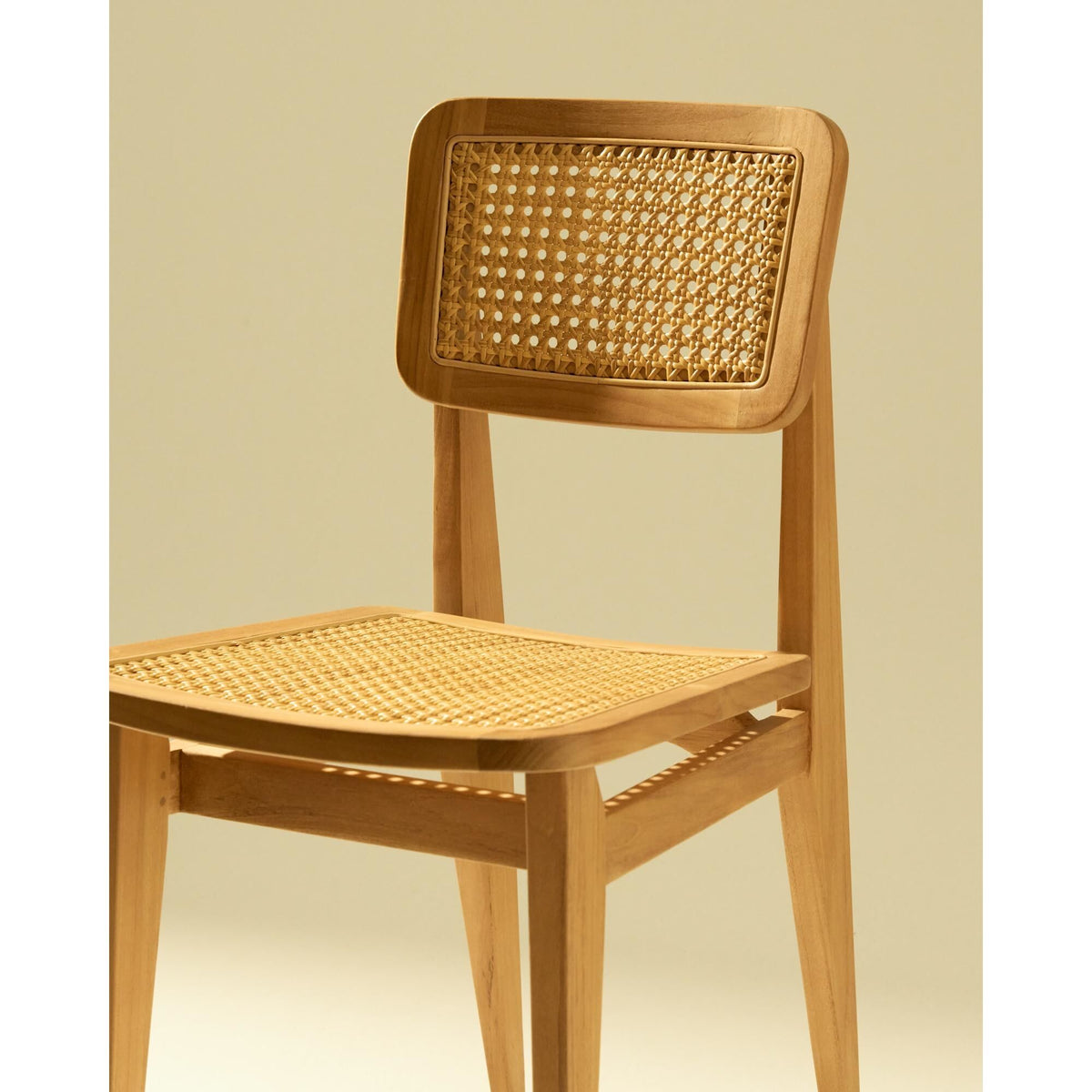 C-Chair Garden Chair French Cane/Natural Teak