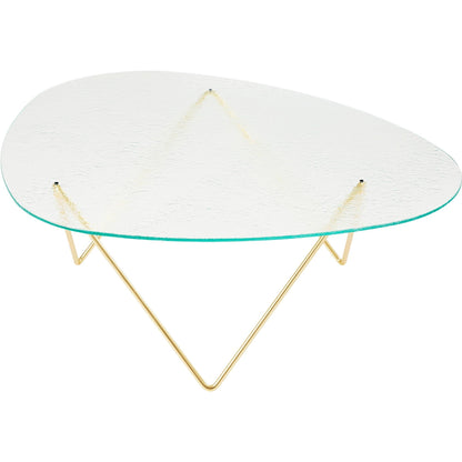 Pedrera Coffee Table Black Semi Matt/ Bronze/ Glass