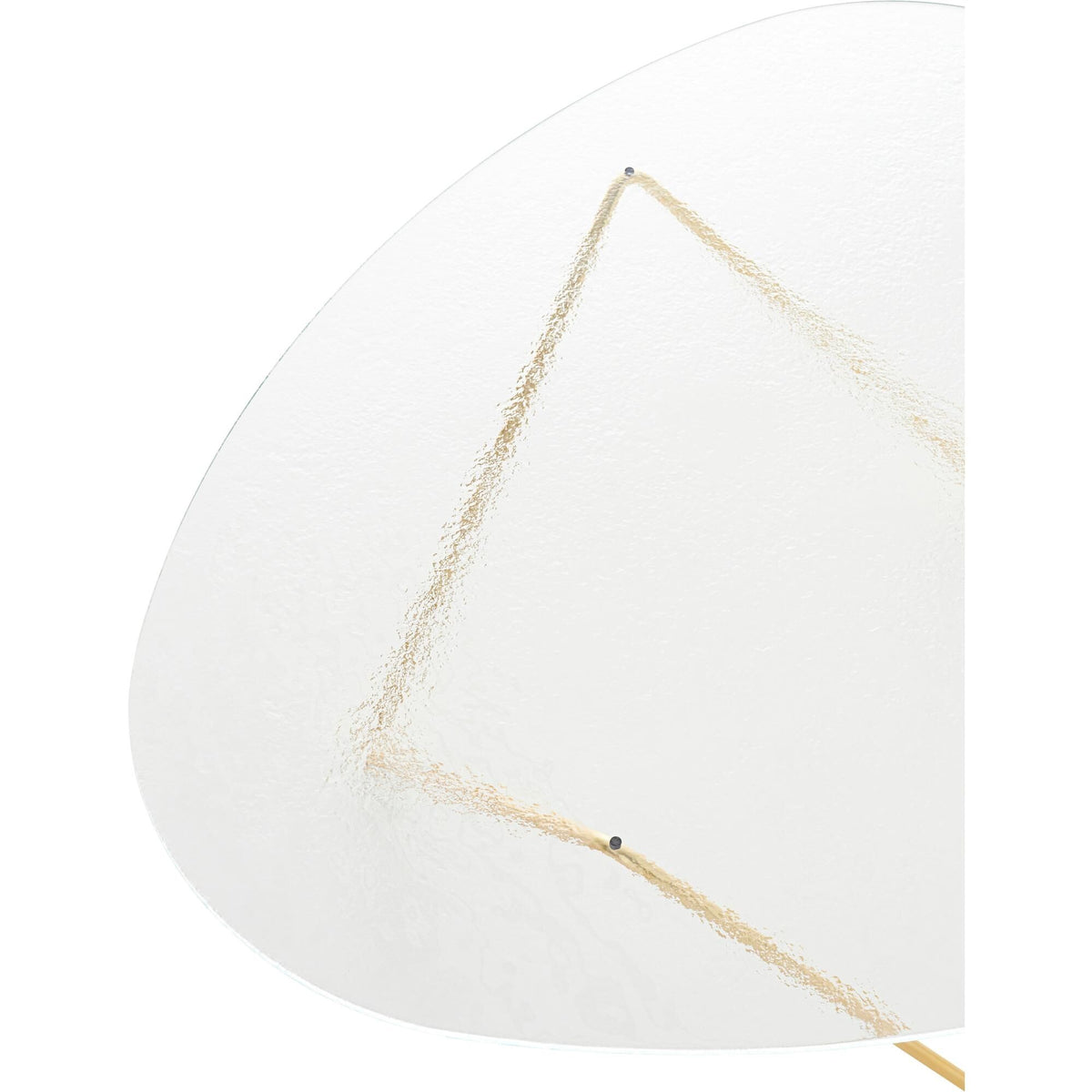 Pedrera Coffee Table Brass Semi Matt/ Transparent/Glass