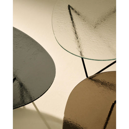 Pedrera Coffee Table Chrome/Smoke/Glass