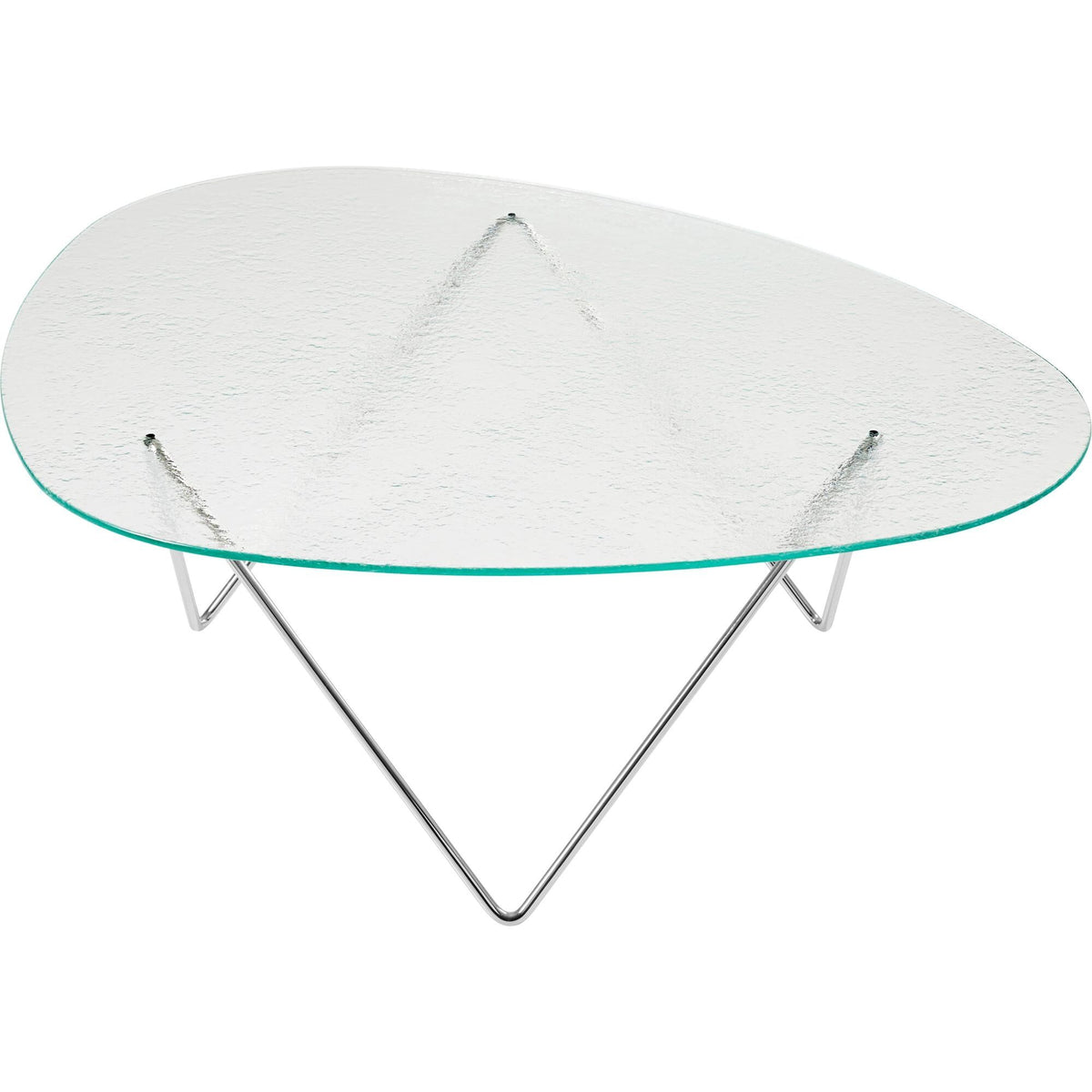 Pedrera Coffee Table Chrome/ Bronze/ Glass