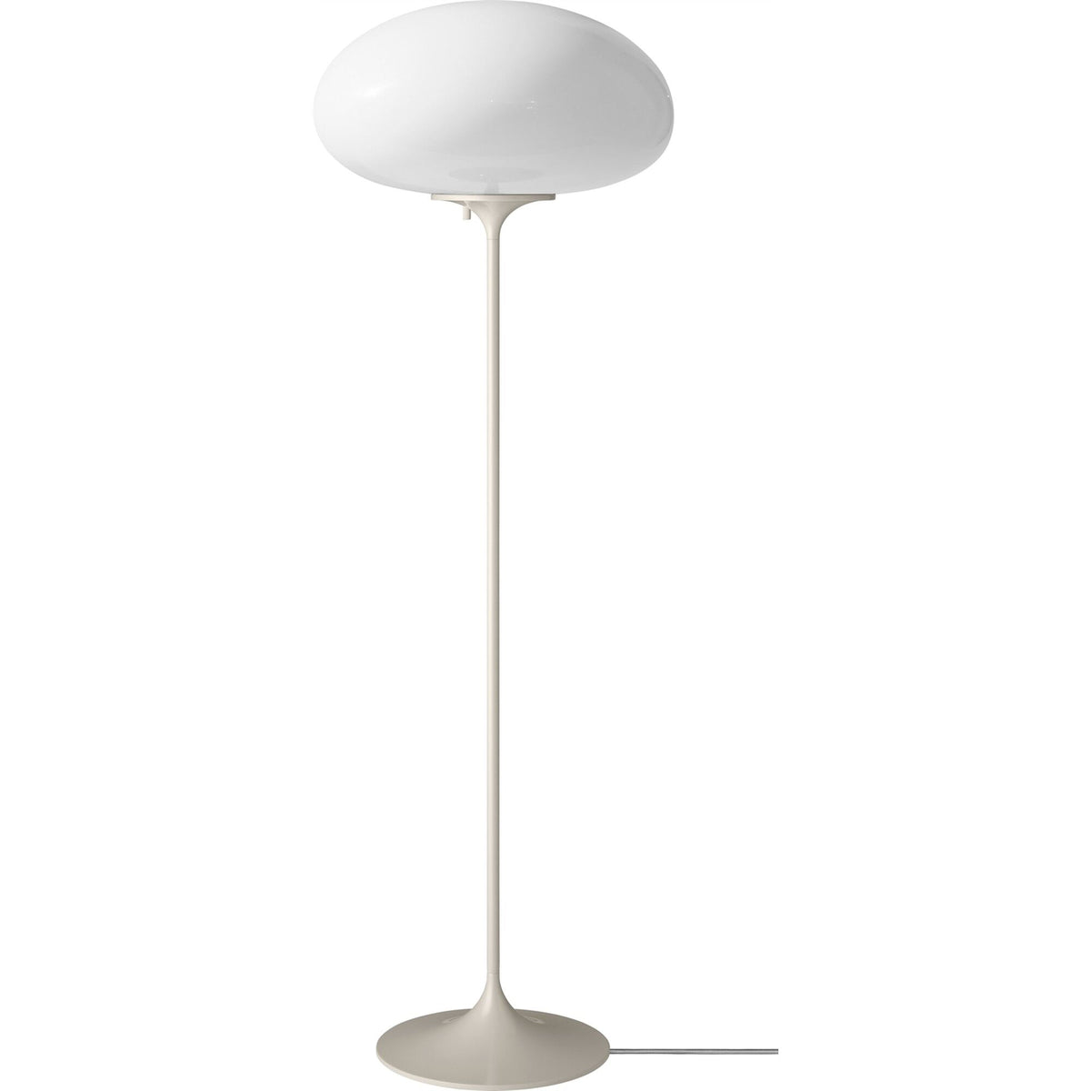 Stemlite Floor lamp H110 Black Chrome/Opal