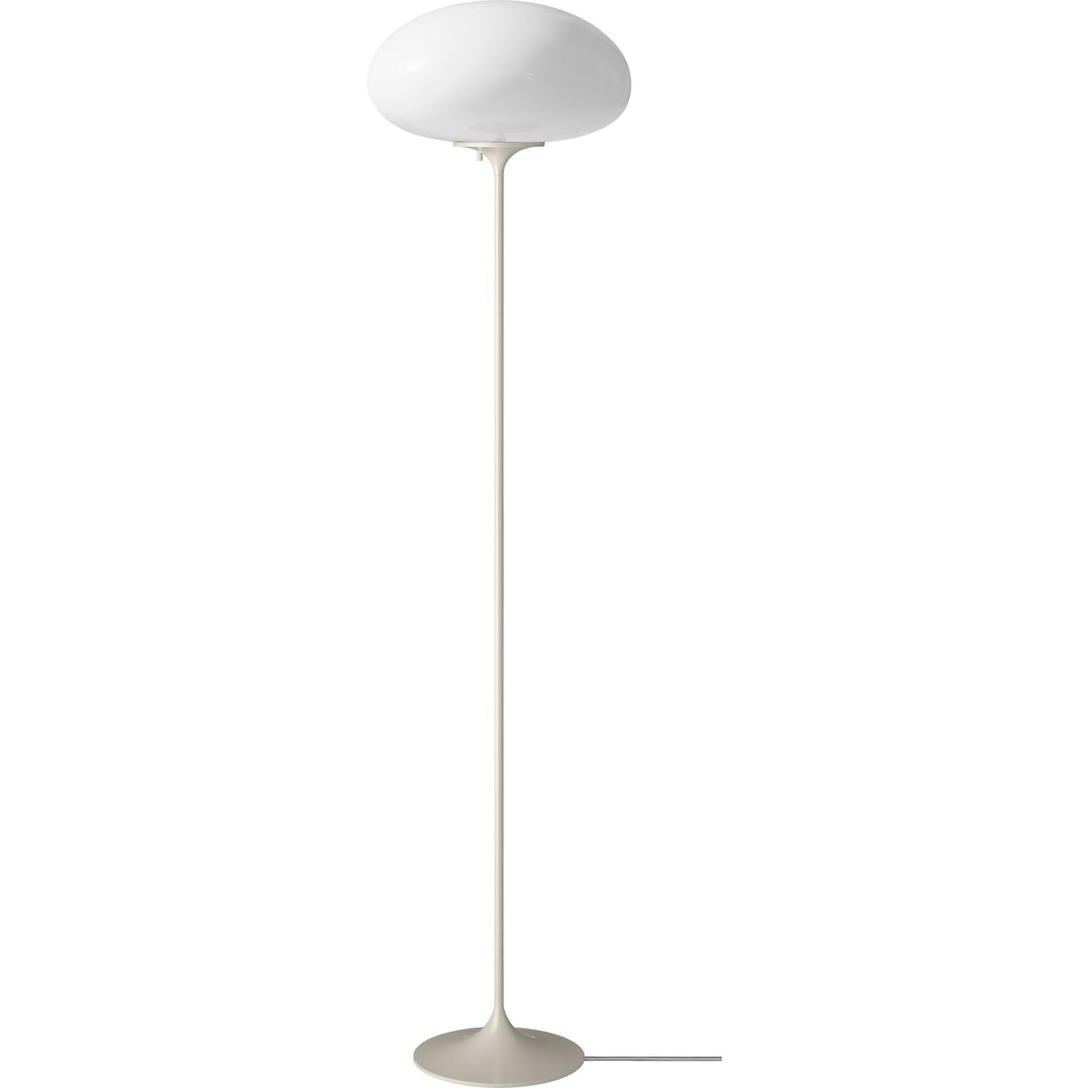 Stemlite Floor lamp H150 Black Chrome/Opal