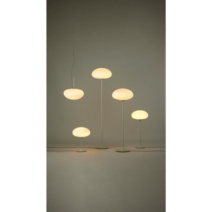 Stemlite Table Lamp H42 Black Red/Opal