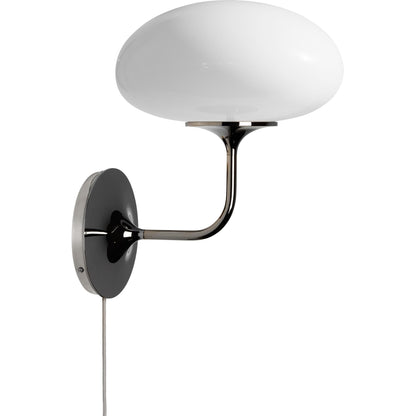 Stemlite Wall Lamp Black Chrome/Opal