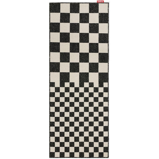 Fatboy Carpretty Catwalk Square Affair Carpet 80x200 cm Anthracite/ Cream