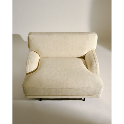 Flaneur Armchair Black/ Bouclé 001