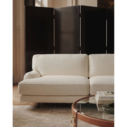Flaneur 2-Seater Sofa Black/ Bouclé 001