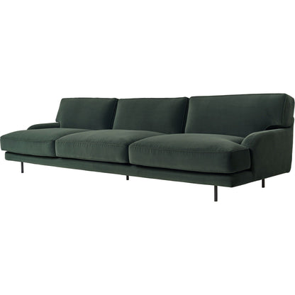 Flaneur 3-Seater Sofa Black/ Asator 0984