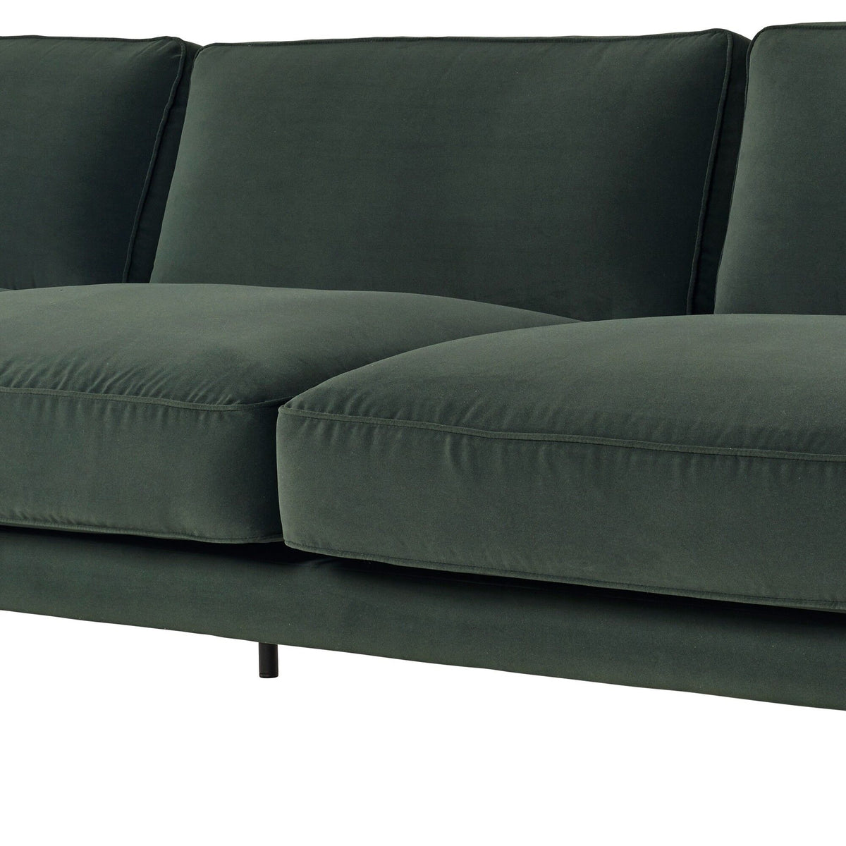 Flaneur 3-Seater Sofa Black/ Asator 0984