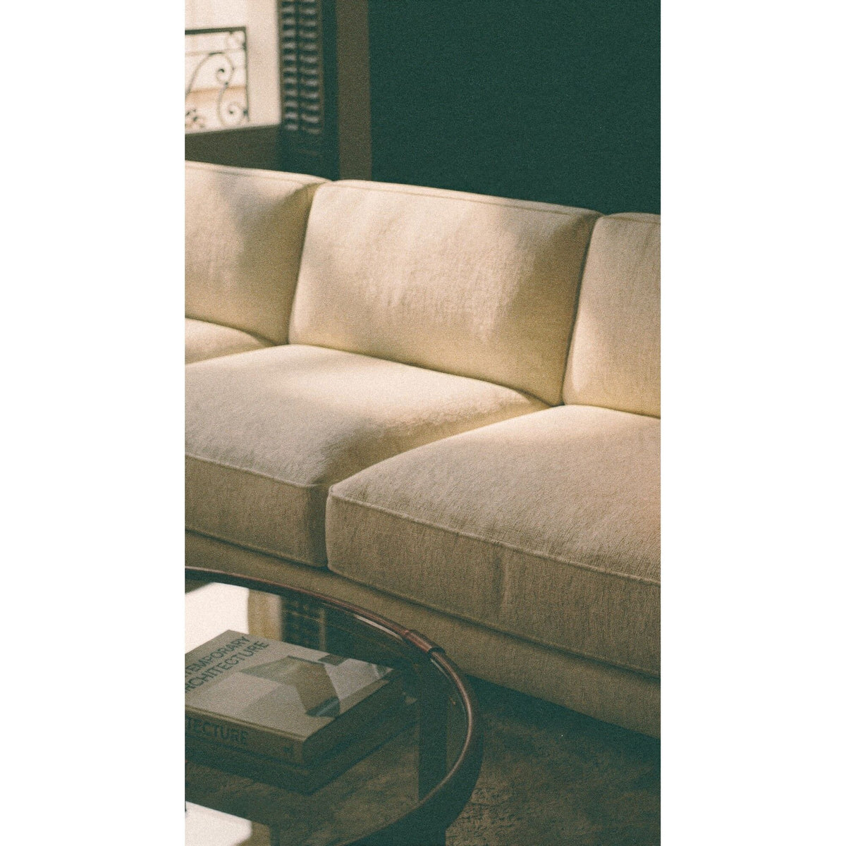 Flaneur 3-Seater Sofa Black/ Asator 0984