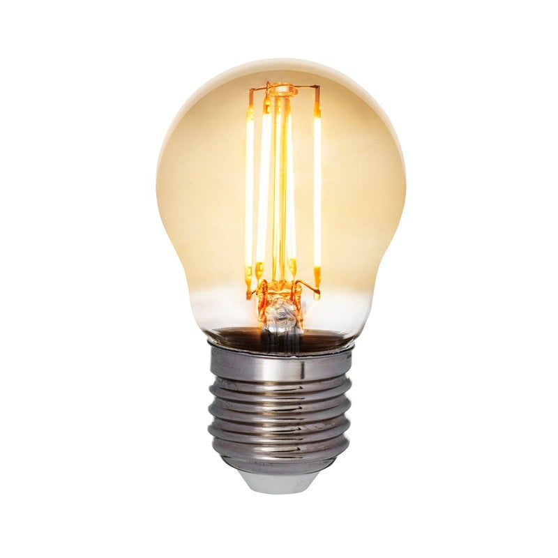 LED Decor Amber deco bulb 5W E27 380lm by Airam #dimmable #