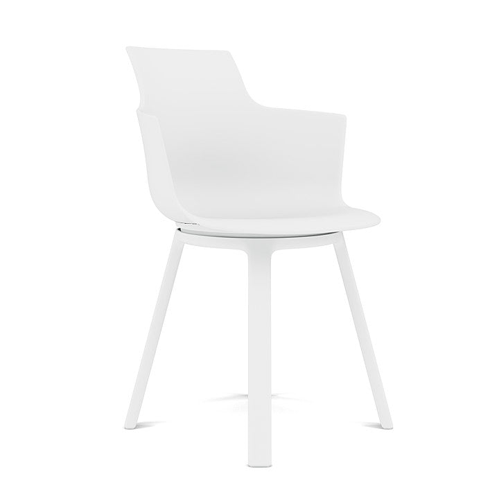 Social® TURN - Swivel polypropylene chair with armrests by Varier Furniture