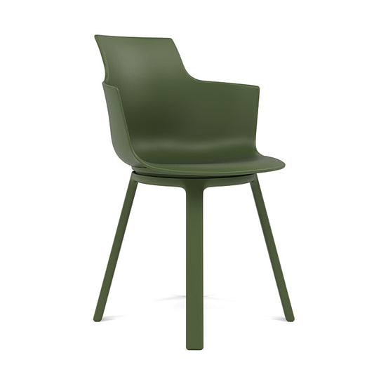 Social® TURN - Swivel polypropylene chair with armrests by Varier Furniture