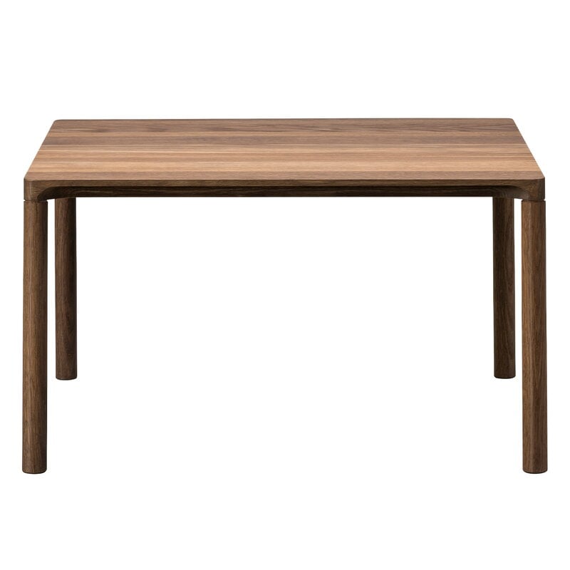 Piloti coffee table by Fredericia #63 x 63 cm, smoked oak #