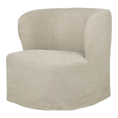 Stay Slipcover Lounge Chair Large Linen 0023