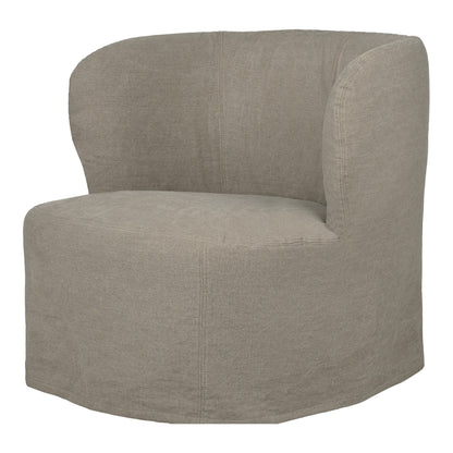 Stay Slipcover Lounge Chair Large Linen 0024