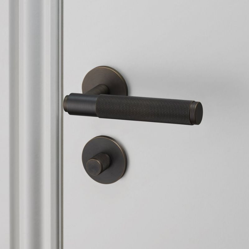 Buster + Punch Thumbturn Lock (Black, Linear) - Second Chance