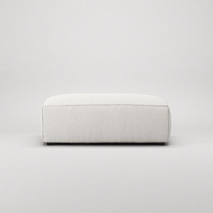 Decotique Grand Footstool Steam/White