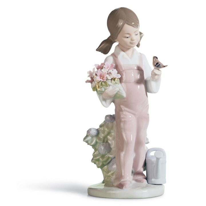 Spring Girl Figurine by Lladró