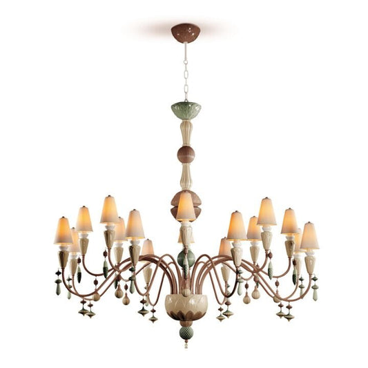 Ivy and Seed 16 Lights Large Flat Chandelier by Lladró #Spices (CE/UK/CCC)
